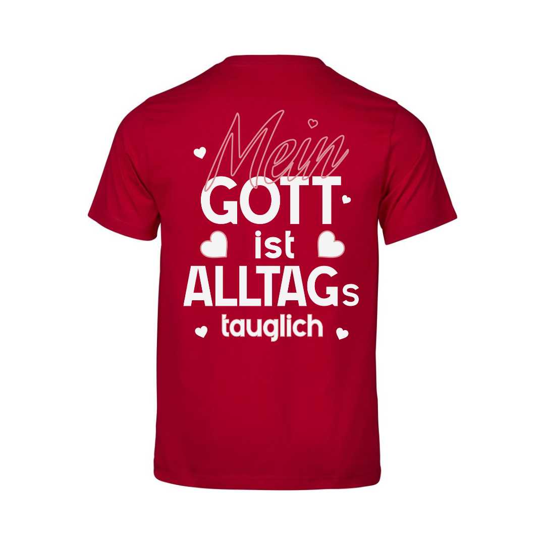 Alltagstauglich - Rückenprint - Organic Shirt