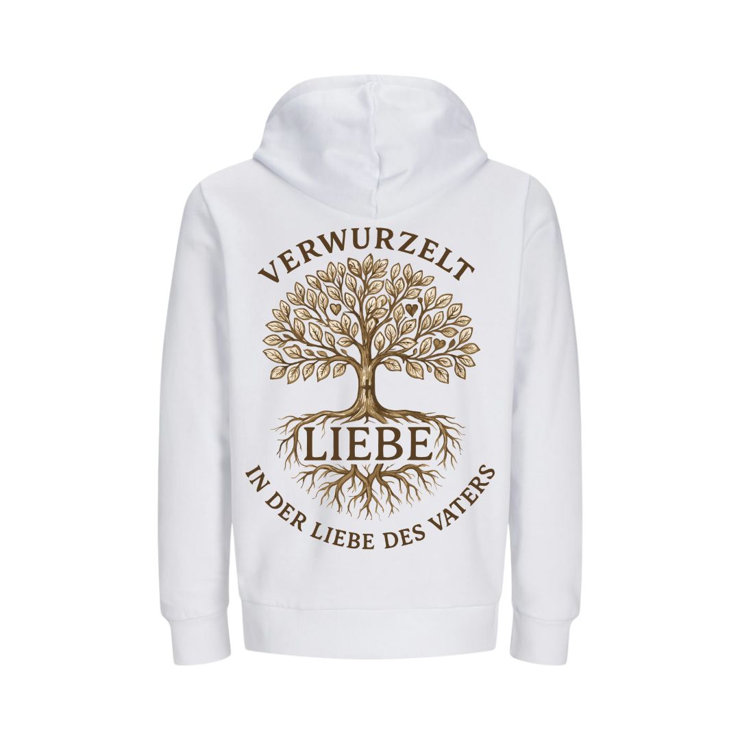 Eph 3,17-19 - Verwurzelt in der Liebe - BP - Bio-Superflausch-Hoodie