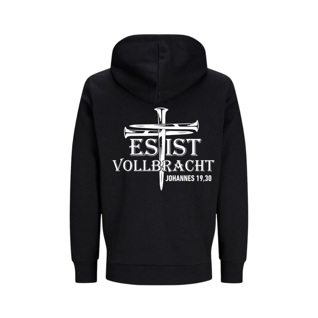 Joh 19,30 - Es ist vollbracht! - BP - Bio-Superflausch-Hoodie