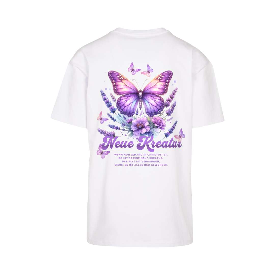 2.Kor 5,17 - Neue Kreatur - Oversize-Shirt - Rückenprint