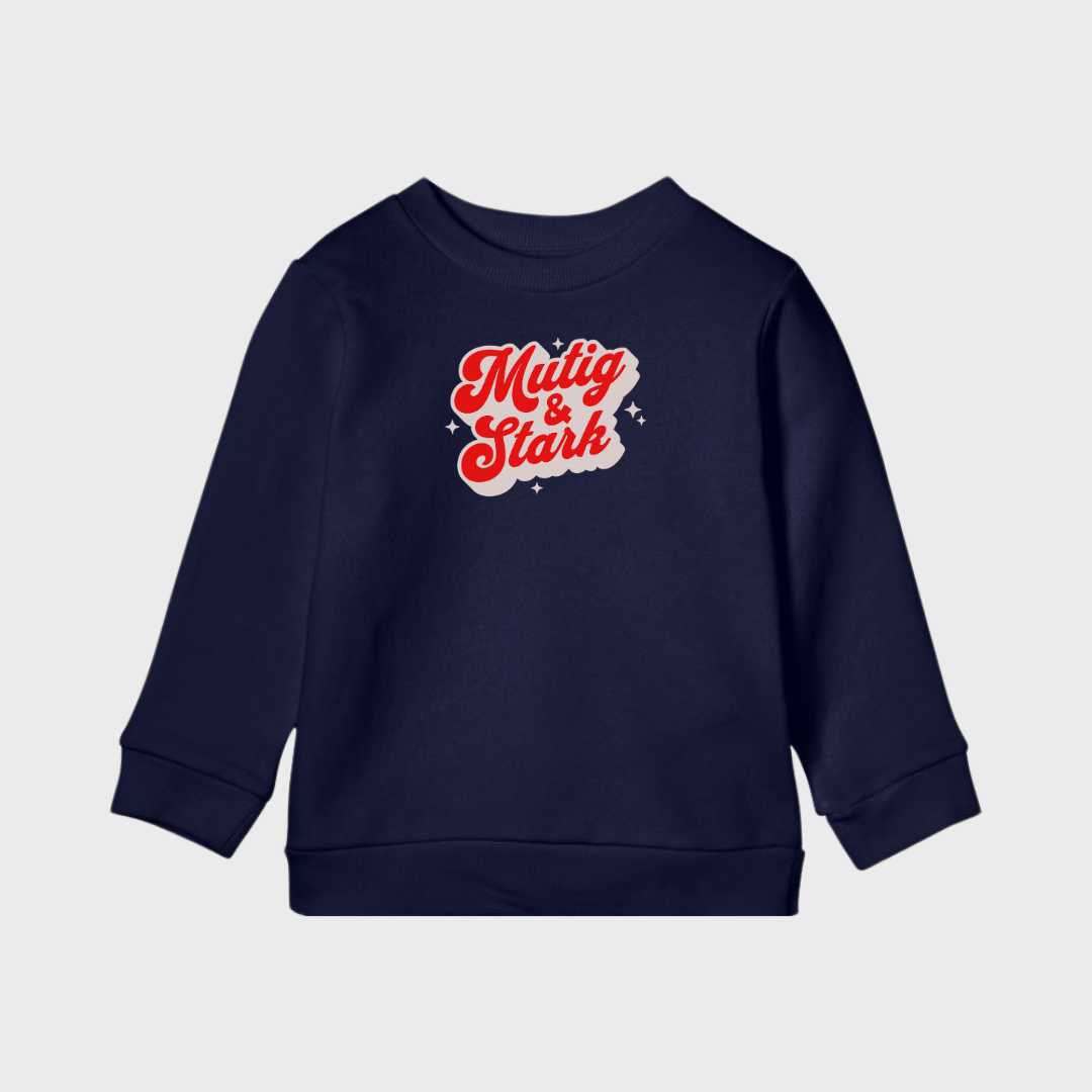 Jos 1,6-9 - mutig & stark - Kids Organic Sweatshirt