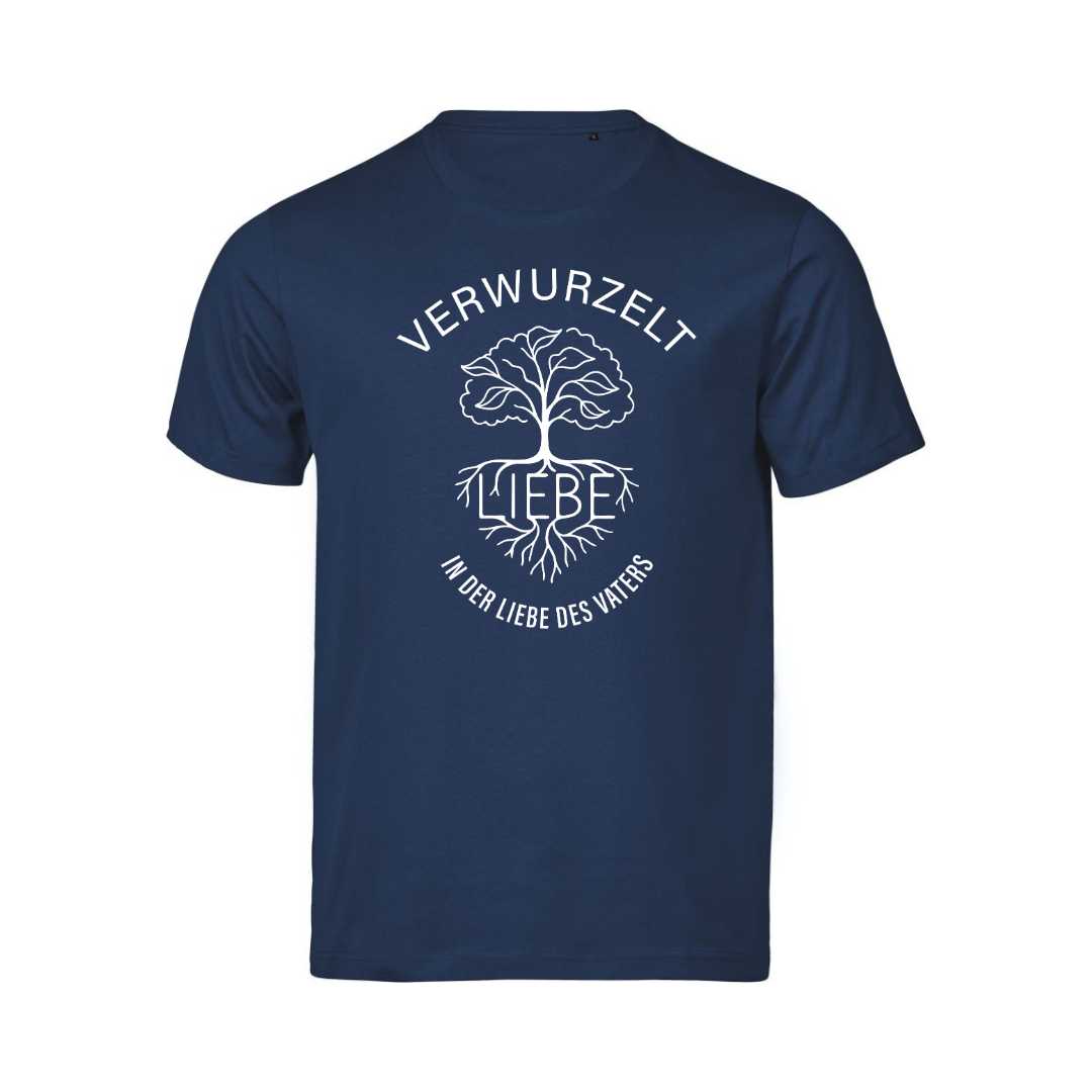 Eph 3,17-19 - Verwurzelt - Brustprint - Organic Shirt