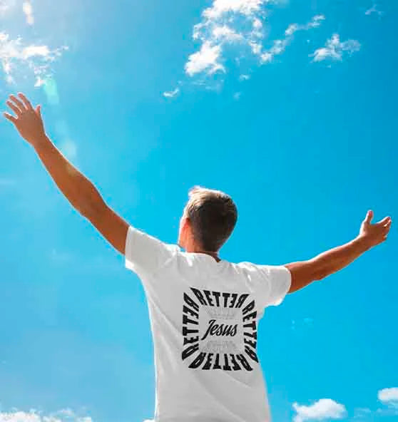 1.Joh 4,14 - RETTER - Jesus - Organic Shirt