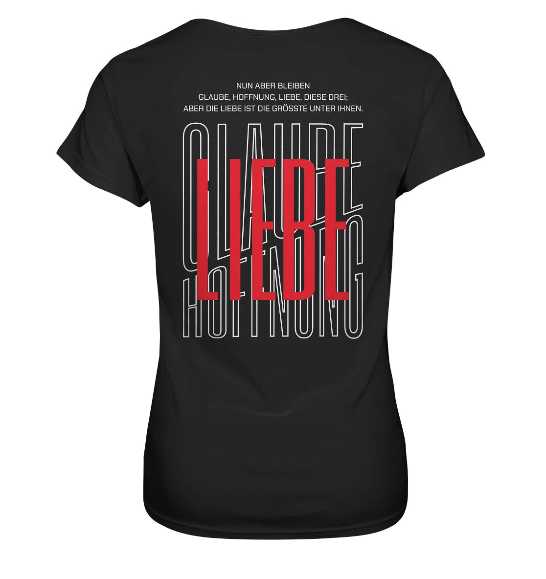 1.Kor 13,13 - G-H-LIEBE - BP - Ladies Premium Shirt