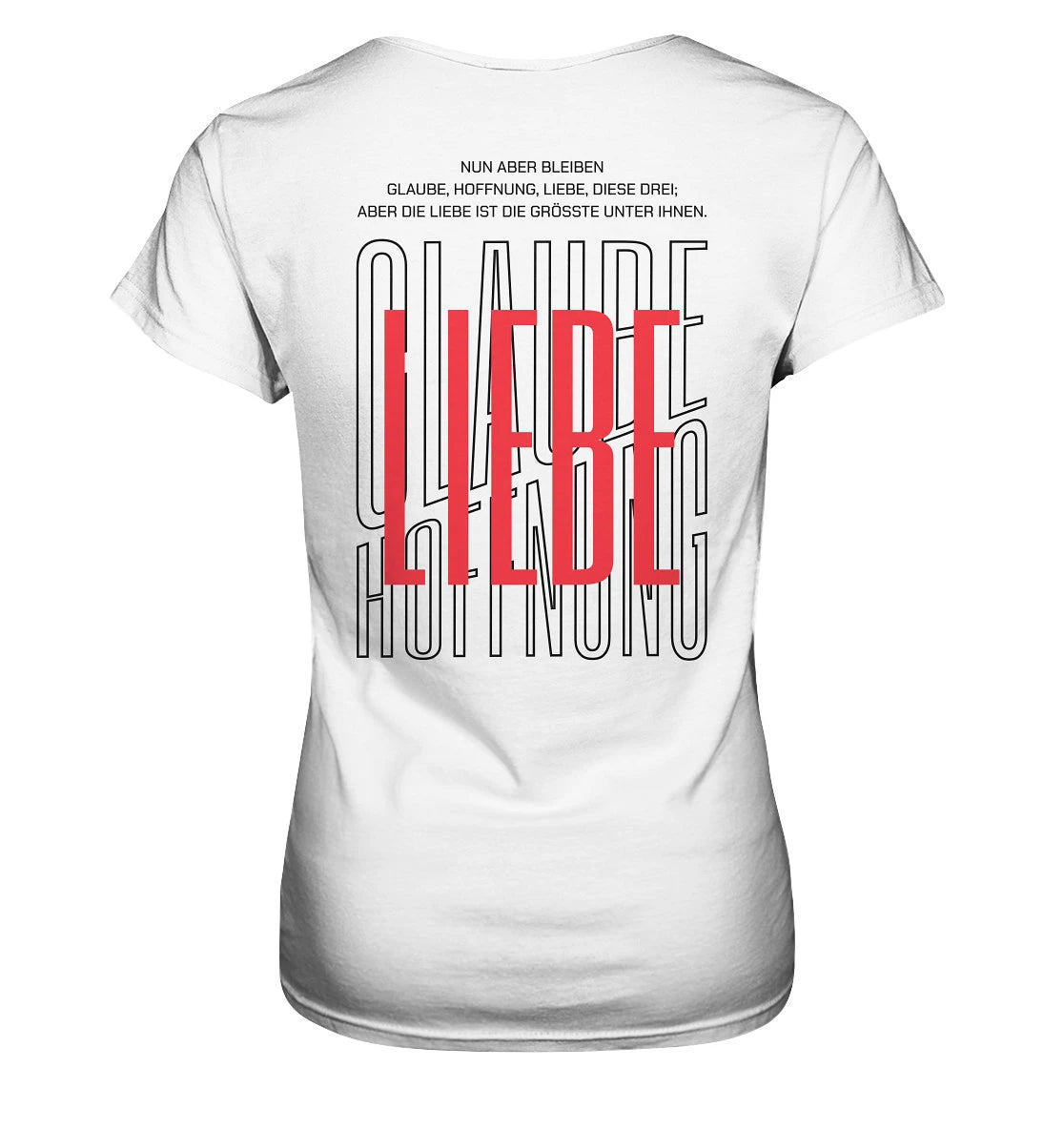 1.Kor 13,13 - G-H-LIEBE - BP - Ladies Premium Shirt