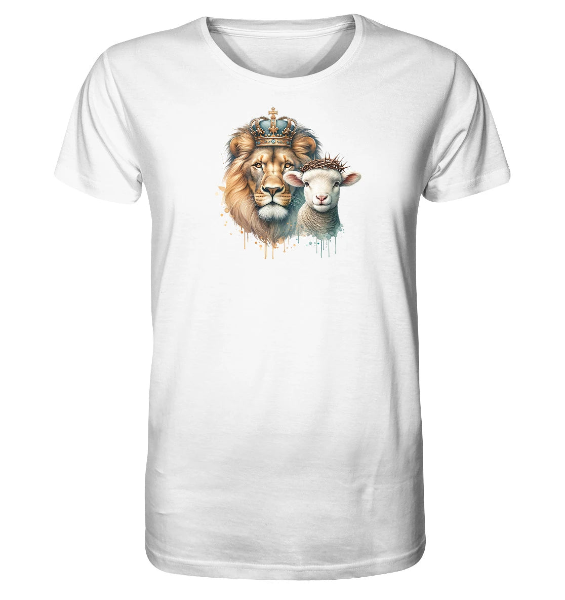 1.Petr 1,19 / Offb 5,5 - Löwe & Lamm - FP - Organic Shirt