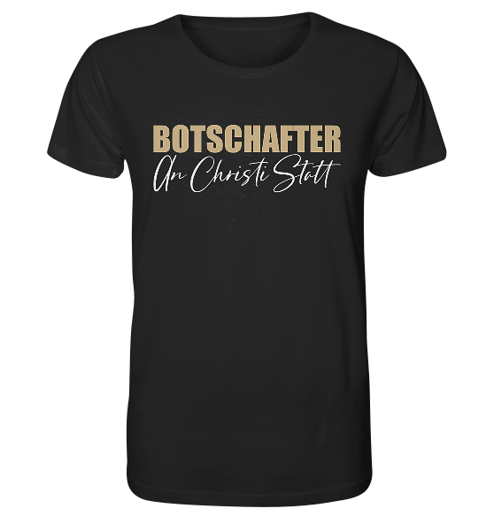 2.Kor 5,20 - Botschafter an Christi Statt - V2 - Organic Shirt