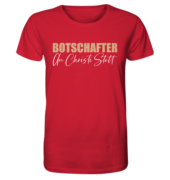 2.Kor 5,20 - Botschafter an Christi Statt - V2 - Organic Shirt