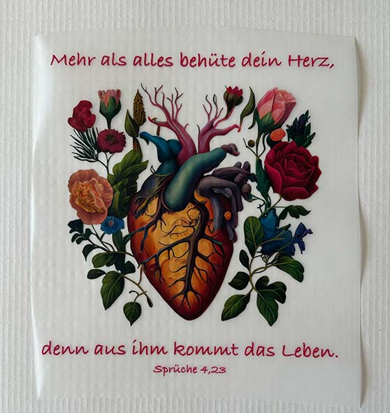 Spr 4,23 - Mehr als alles - Bügelbild