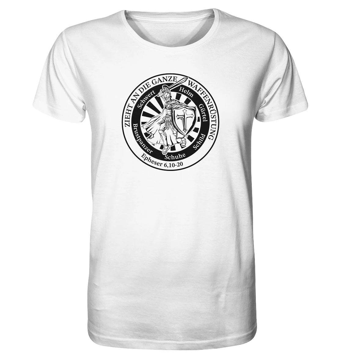 Eph 6,10-20 - Waffenrüstung - V3 - FP - Organic Shirt