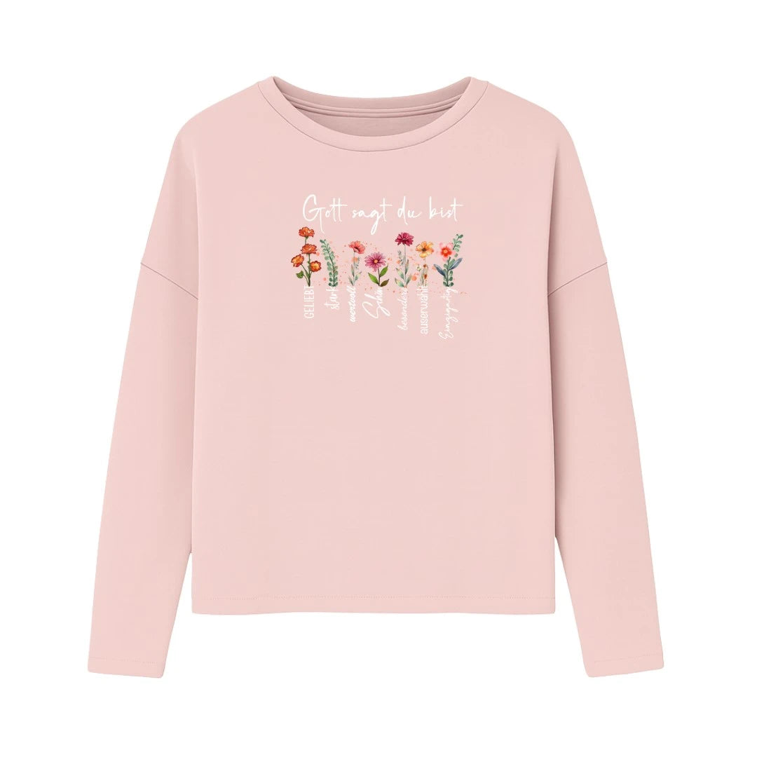 Gott sagt du bist - FP - Ladies Oversize Sweatshirt