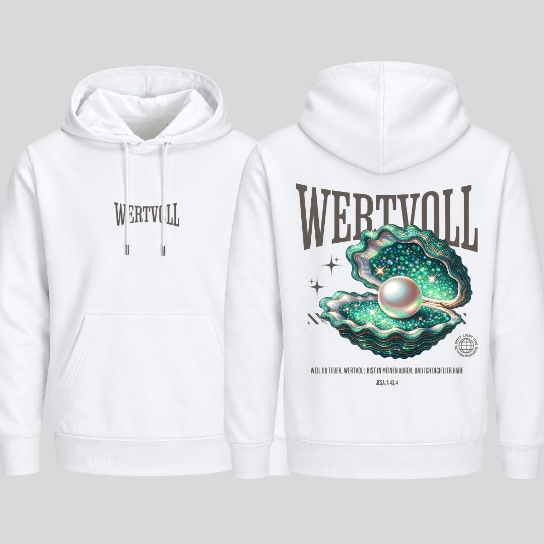 Jesaja 43,4 - WERTVOLL | Bio-Superflausch-Hoodie