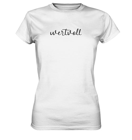 Jes 43,4 - wertvoll (mini) - FP - Ladies Premium Shirt