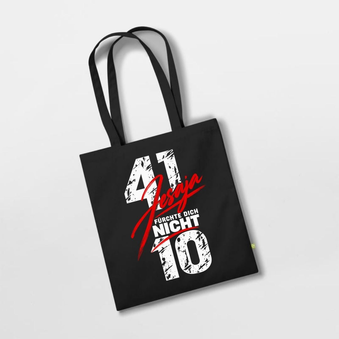 Jesaja 41,10 - Fürchte dich nicht | Bio-Baumwolltasche