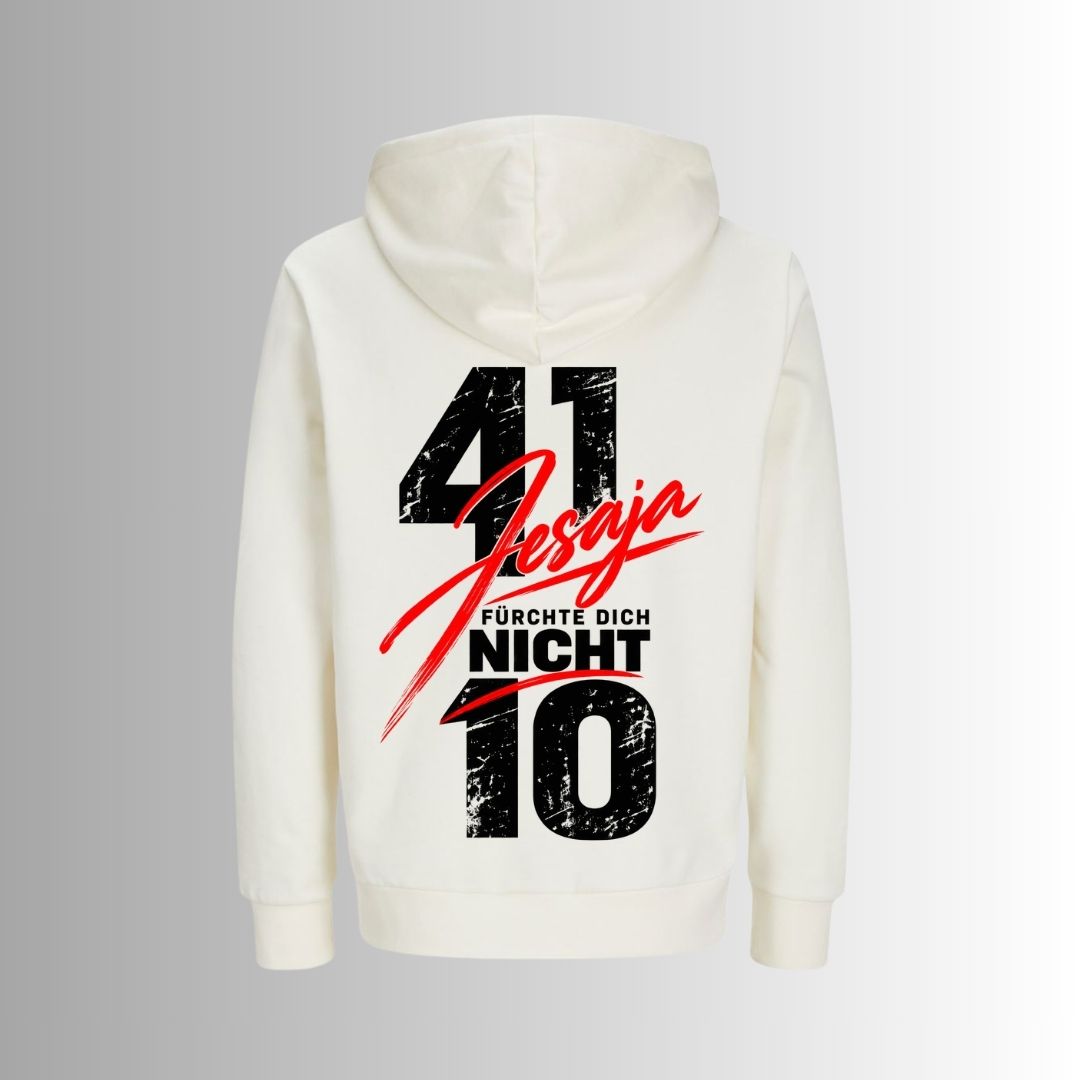 Jesaja 41,10 - Fürchte dich nicht | Bio-Superflausch-Hoodie