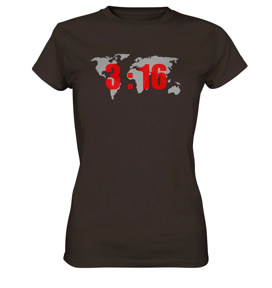 Joh 3,16 - World - FP - Ladies Premium Shirt