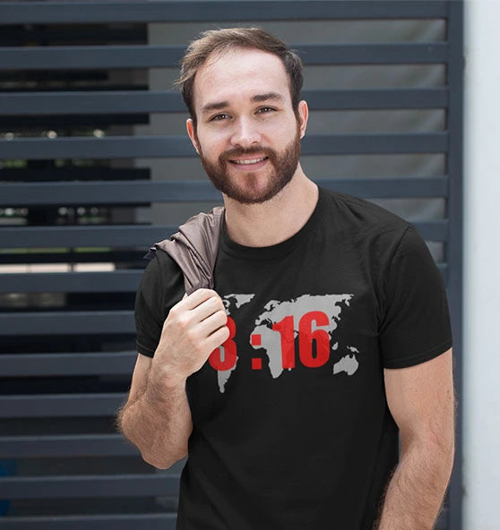 Joh 3,16 - World - FP - Organic Shirt