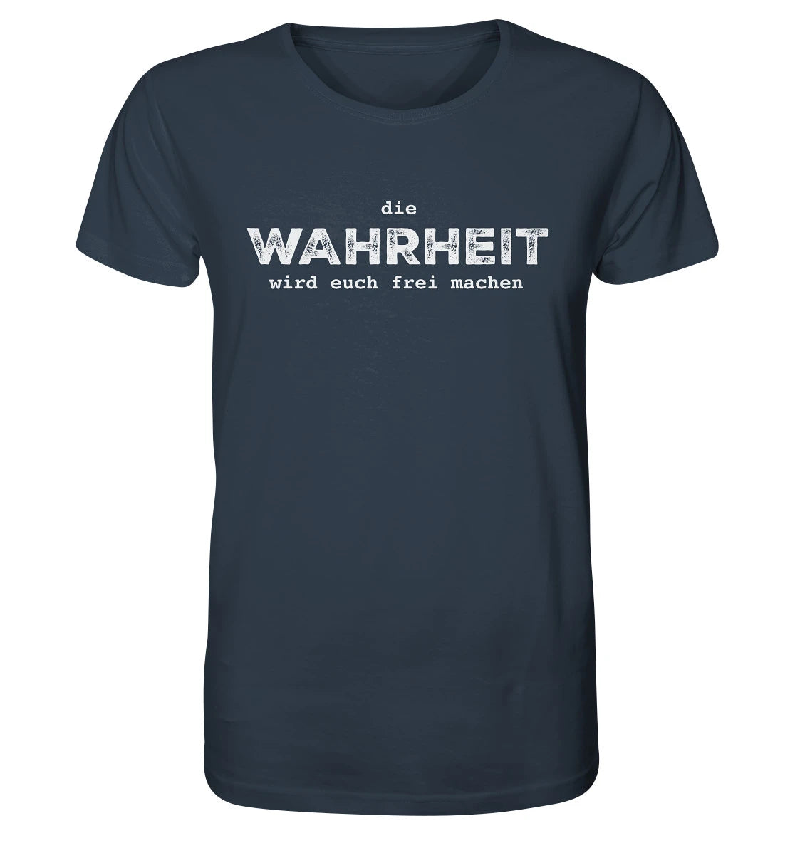 Joh 8,32 - Wahrheit V1 - FP - Organic Shirt