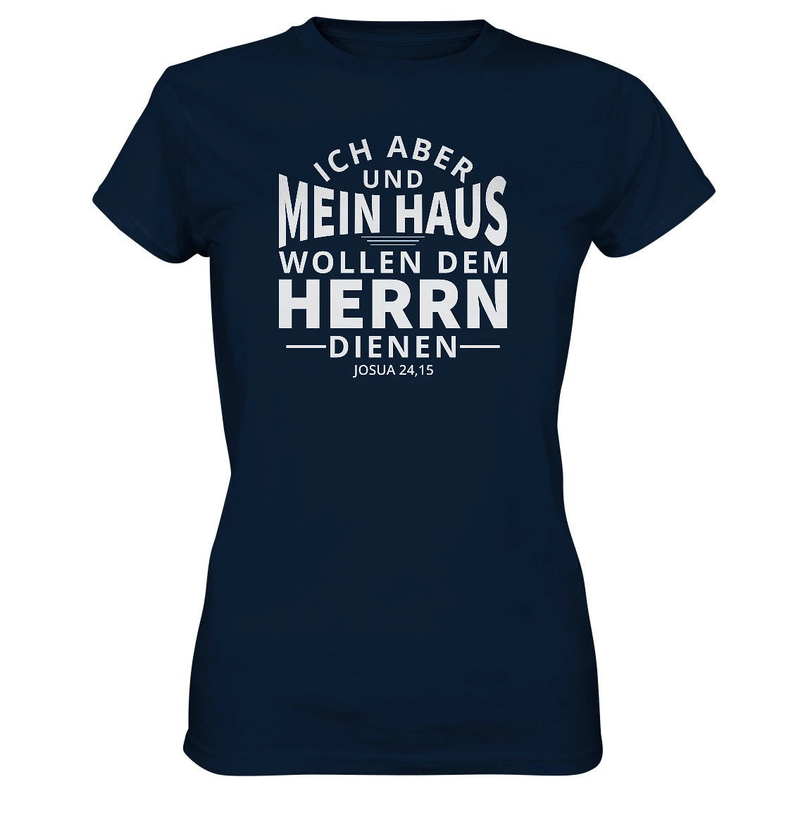 Jos 24,15 - Mein Haus - V2 - FP - Ladies Premium Shirt