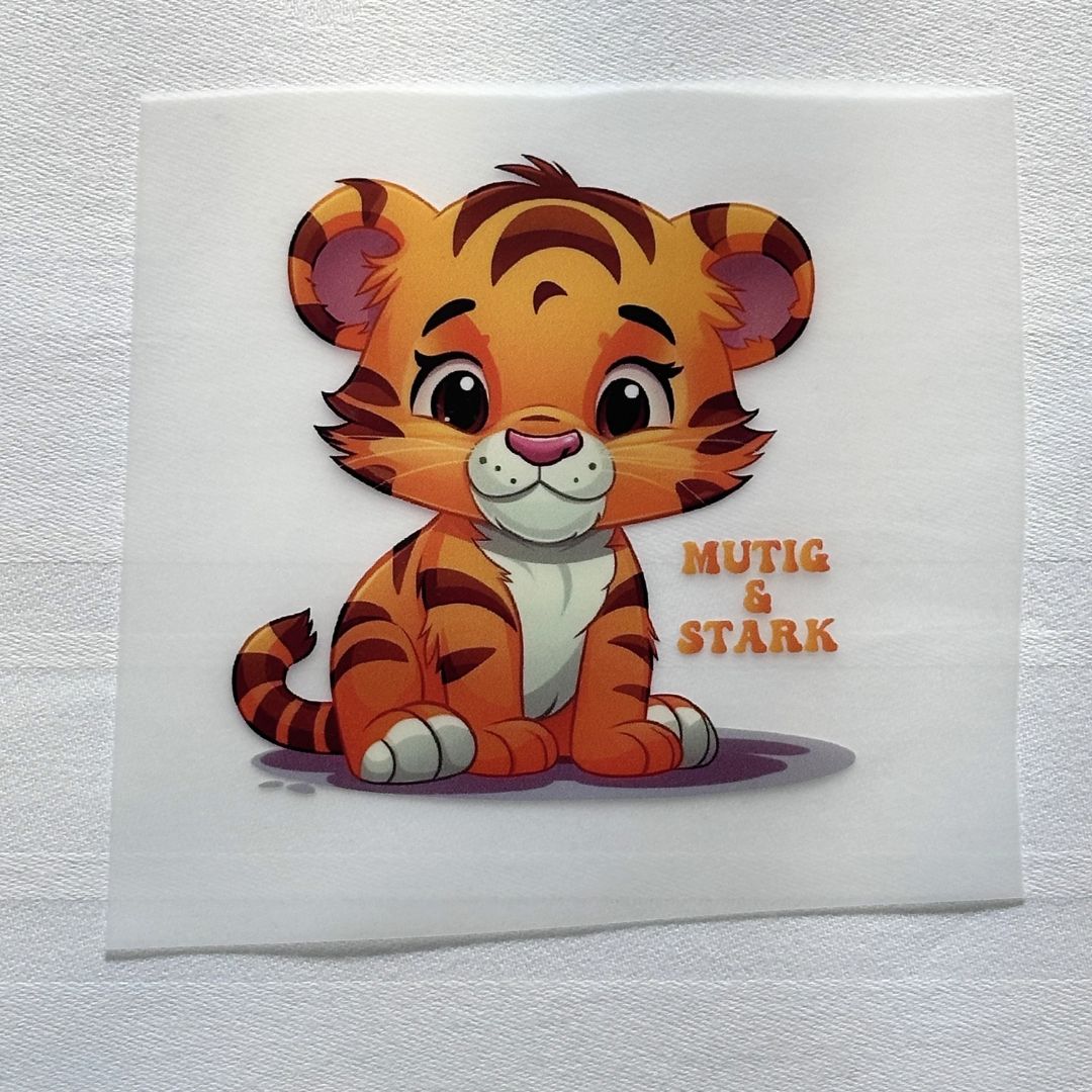 Josua 1,6 - mutig & stark | Bügelbild
