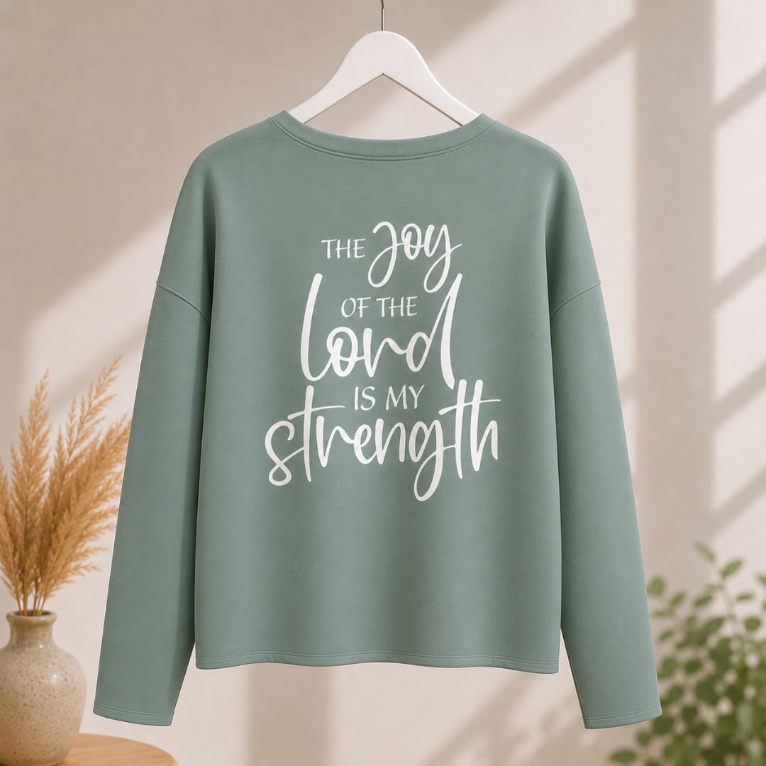 Nehemia 8,10 - The Joy | Ladies Oversize Sweatshirt
