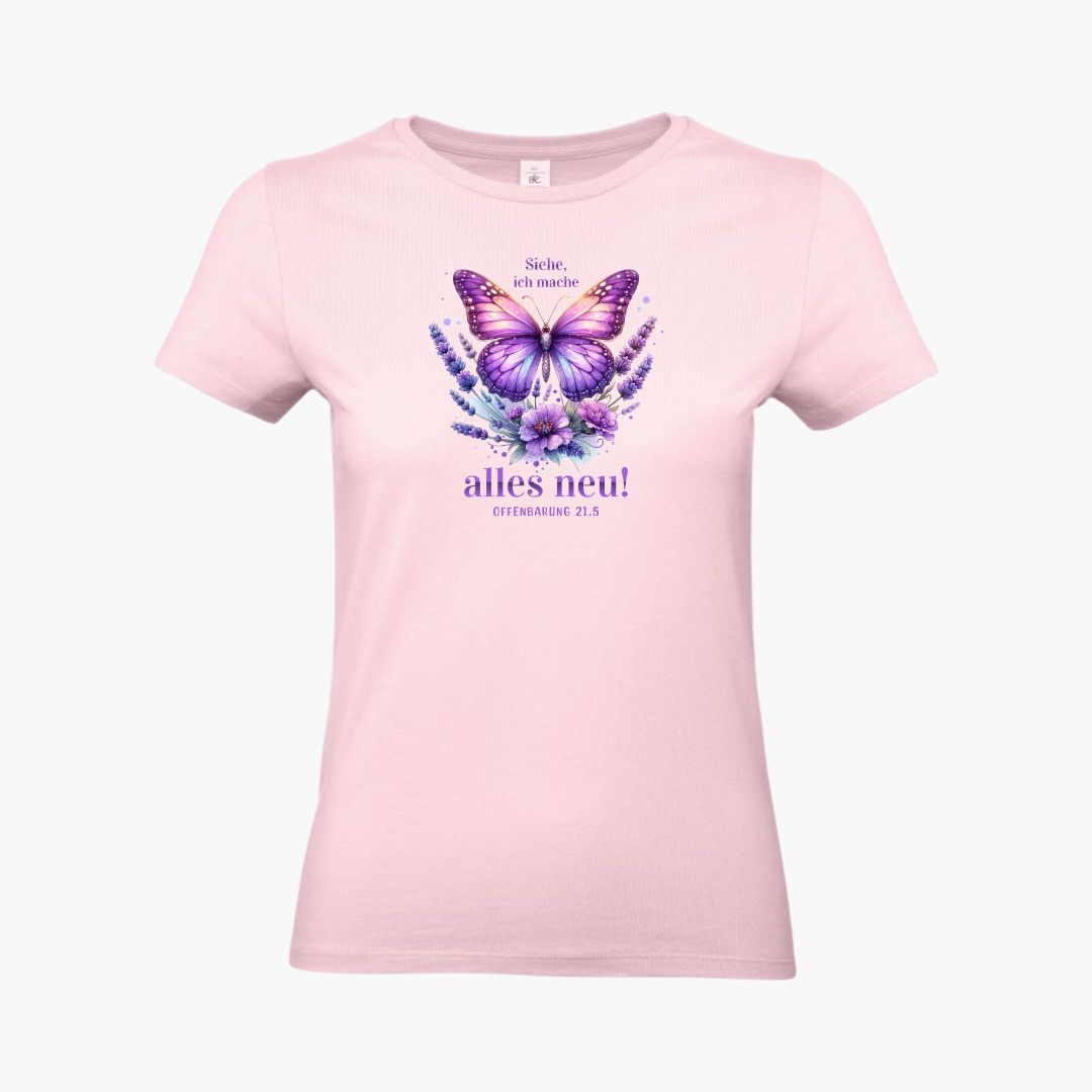 Offenbarung 21,5 - Alles Neu - Schmetterling | Ladies Premium Shirt