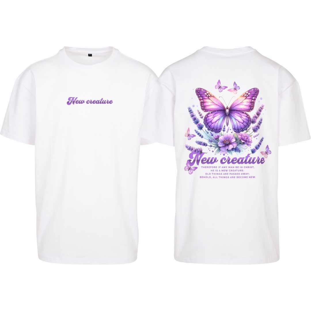 2.Kor 5,17 - New Creature - Oversize-Shirt - doppelseitiger Druck