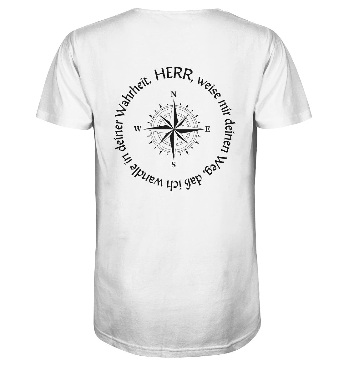 Ps 86,11 - Kompassrose - BP - Organic Shirt