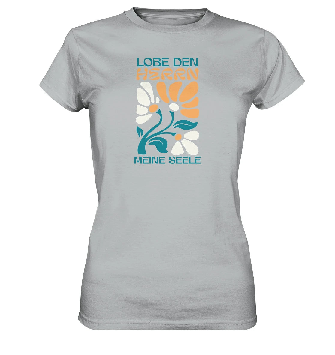 Ps 103,1 - V4 - Retro Flowers - FP - Ladies Premium Shirt