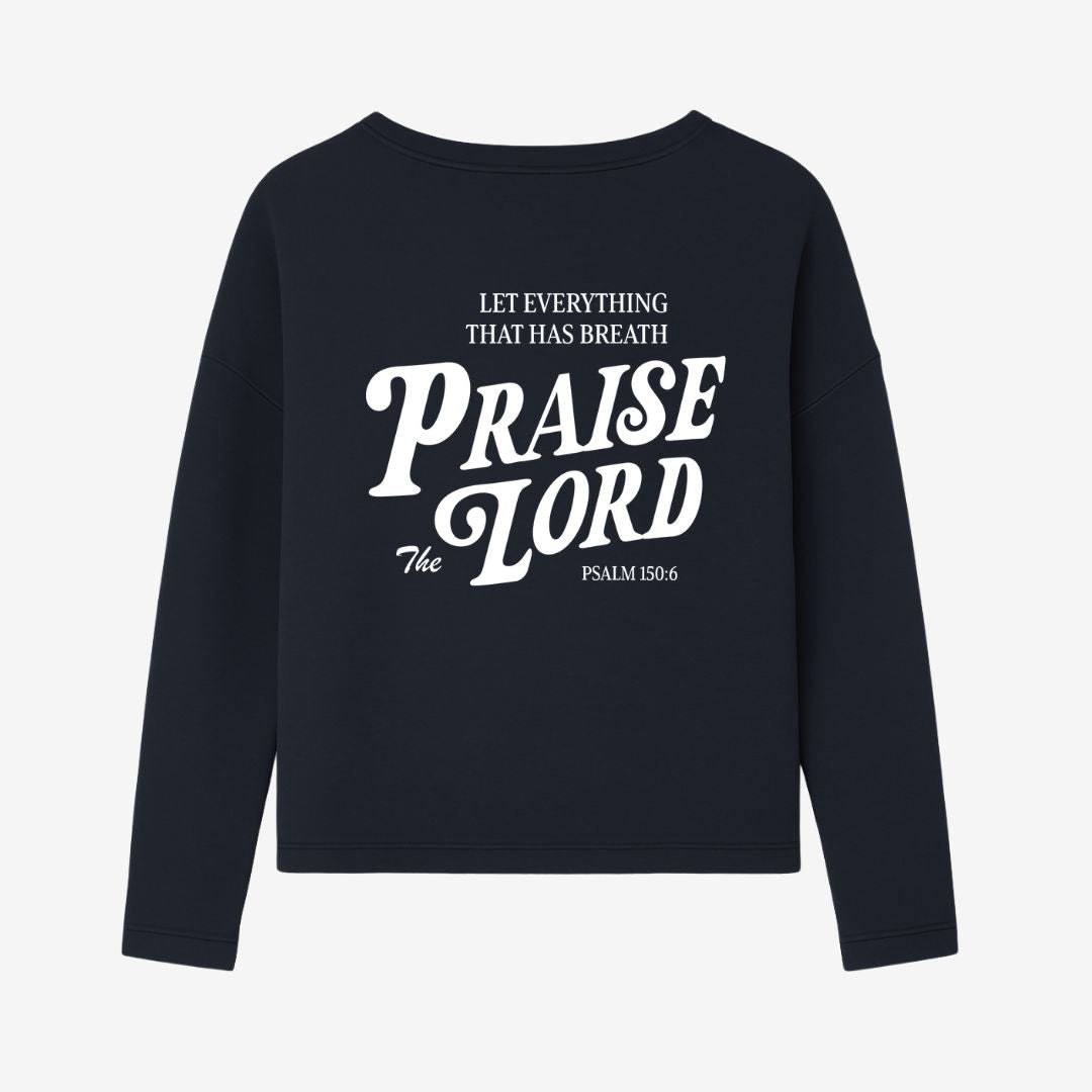 Psalm 150,6 - Praise the Lord | Ladies Oversize Sweatshirt