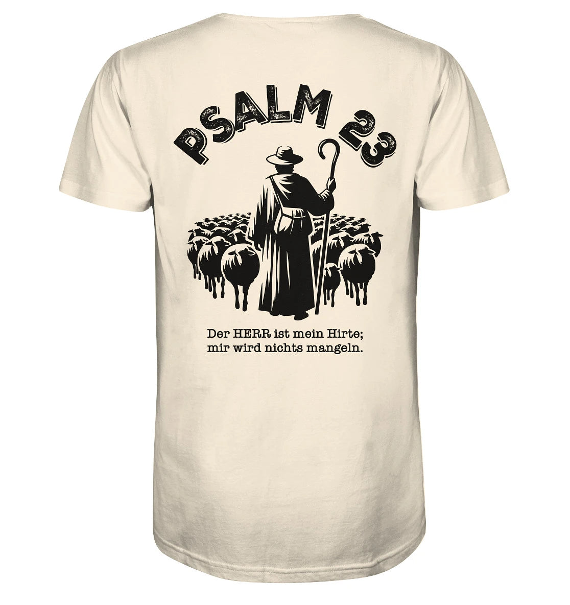 Ps 23,1 - Der HERR ist mein Hirte - BP - Organic Shirt