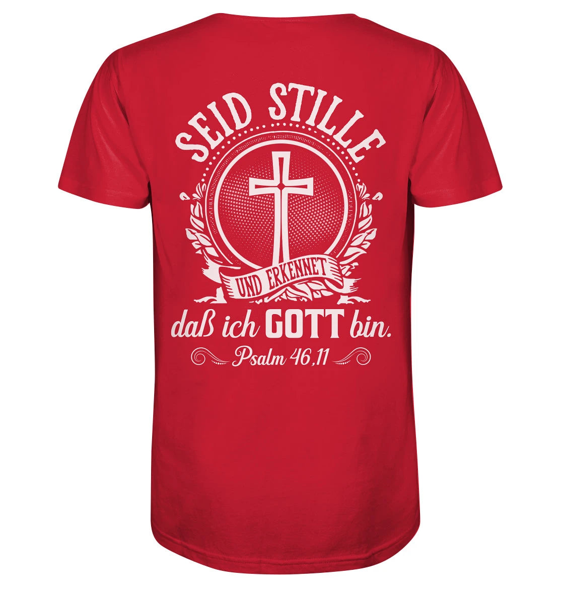 Ps 46,11 - Seid stille - BP - Organic Shirt