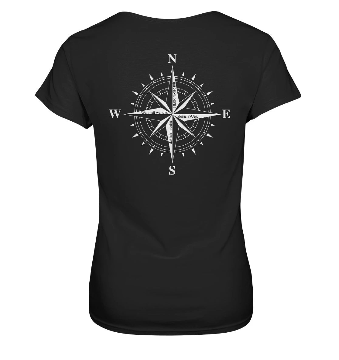 Ps 86,11 - Kompassrose - V2 - BP - Ladies Premium Shirt