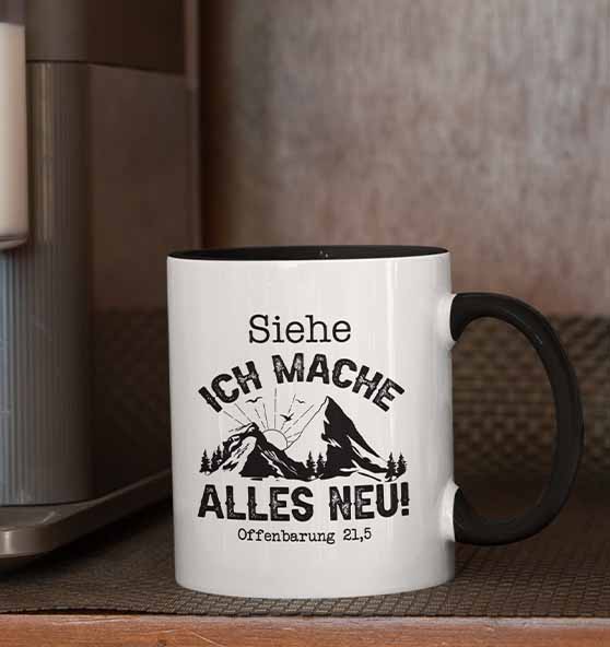 Offb 21,5 - Alles neu - Tasse zweifarbig