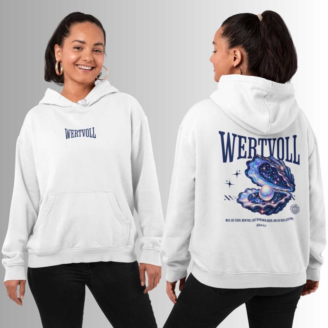 Jes 43,4 - WERTVOLL - FBP - Bio-Superflausch-Hoodie