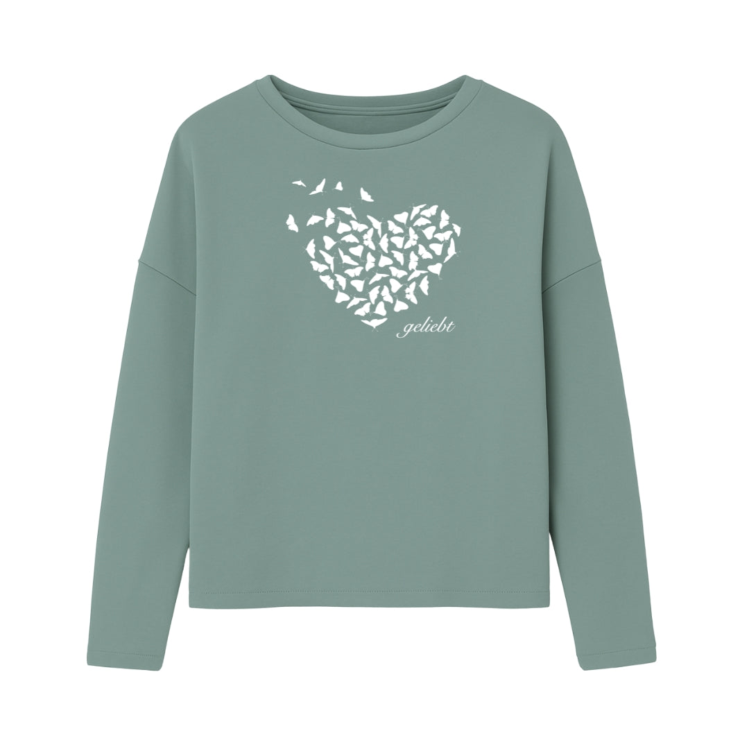 Jer 31,3 - geliebt - FP - Ladies Oversize Sweatshirt