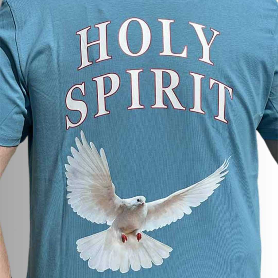 Lk 3,22 - Holy Spirit - Taube - Organic Shirt