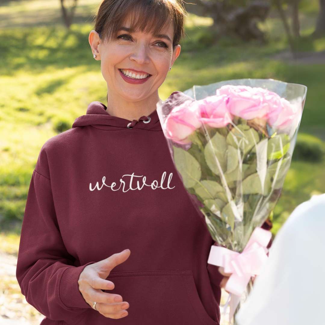 Jes 43,4 - wertvoll (mini) - Damenhoodie