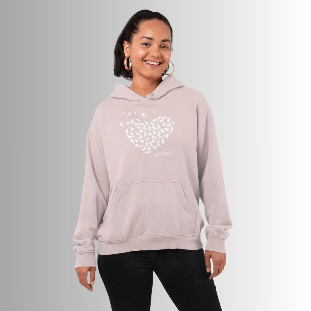 Jer 31,3 - geliebt-Schmetterling - FP - kuschliger Hoodie
