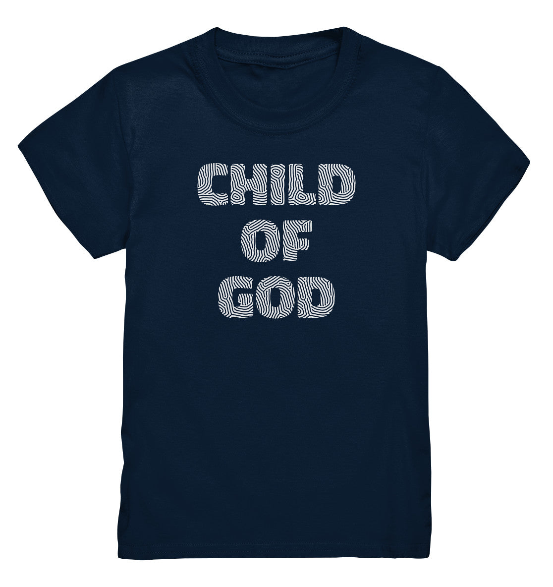 Joh 1,12 / Gal 3,26 - Child of God - Fingerprint Weiß - FP - Kids Premium Shirt
