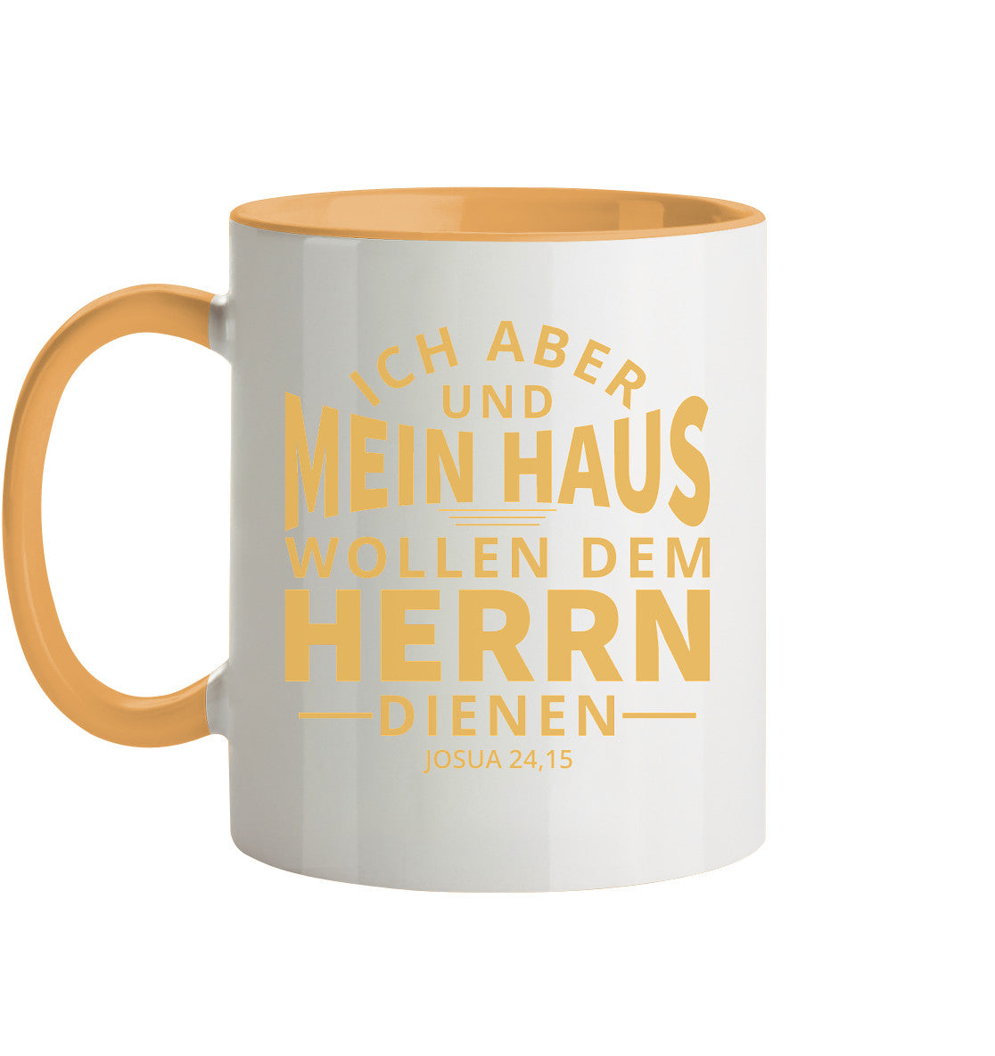 Jos 24,15 - Mein Haus (2) - Tasse zweifarbig