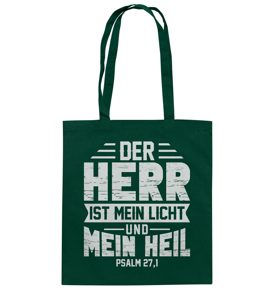 Ps 27,1 - Der Herr ist mein Licht und mein Heil (1) - Baumwolltasche