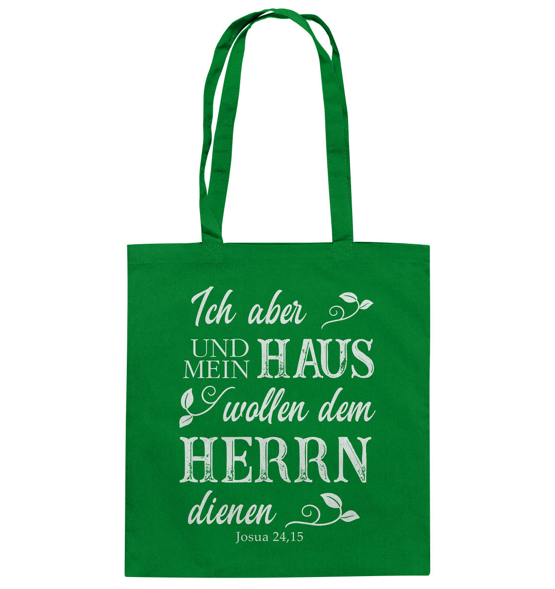 Jos 24,15 - Mein Haus - Baumwolltasche