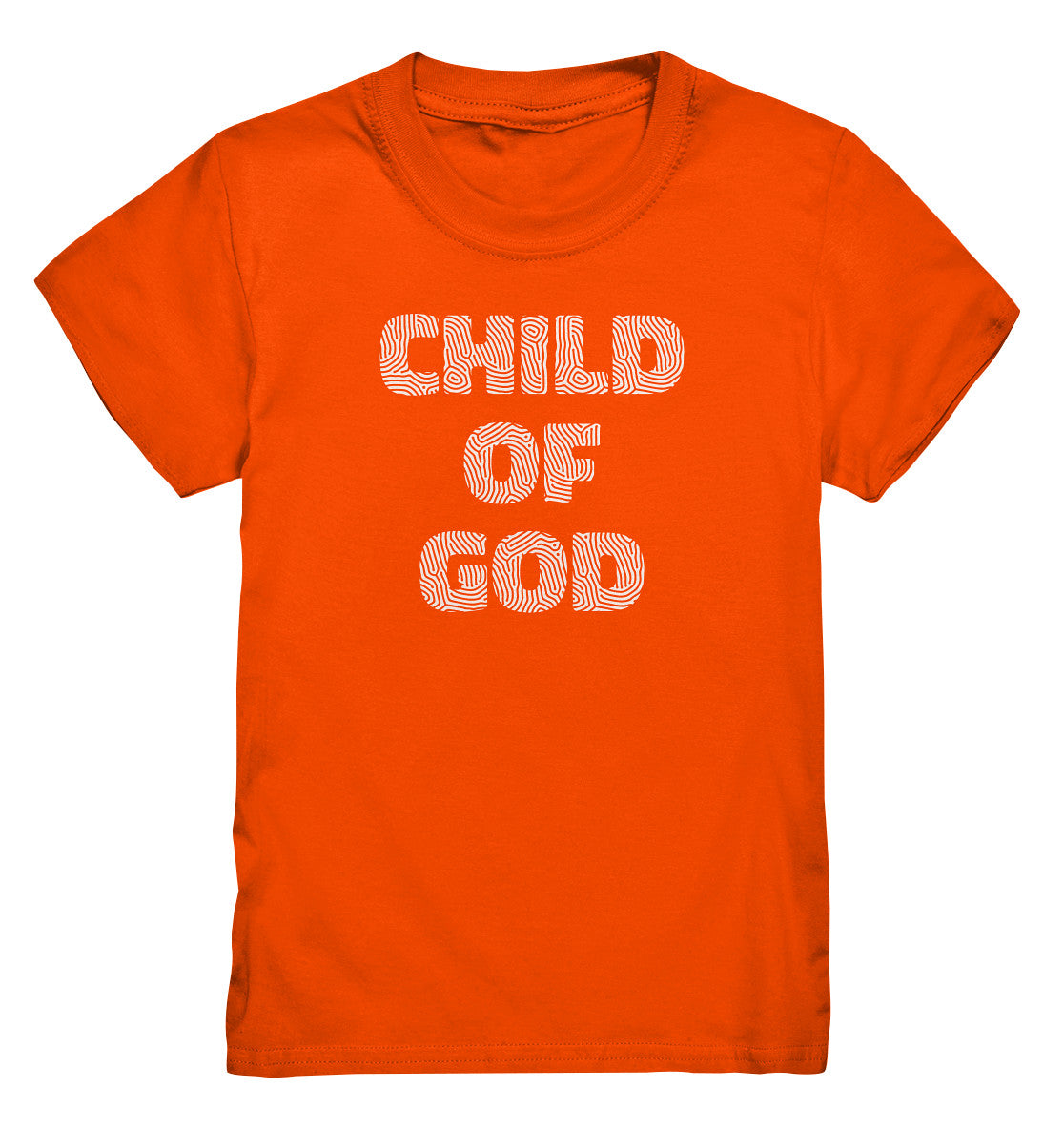 Joh 1,12 / Gal 3,26 - Child of God - Fingerprint Weiß - Kids Premium Shirt