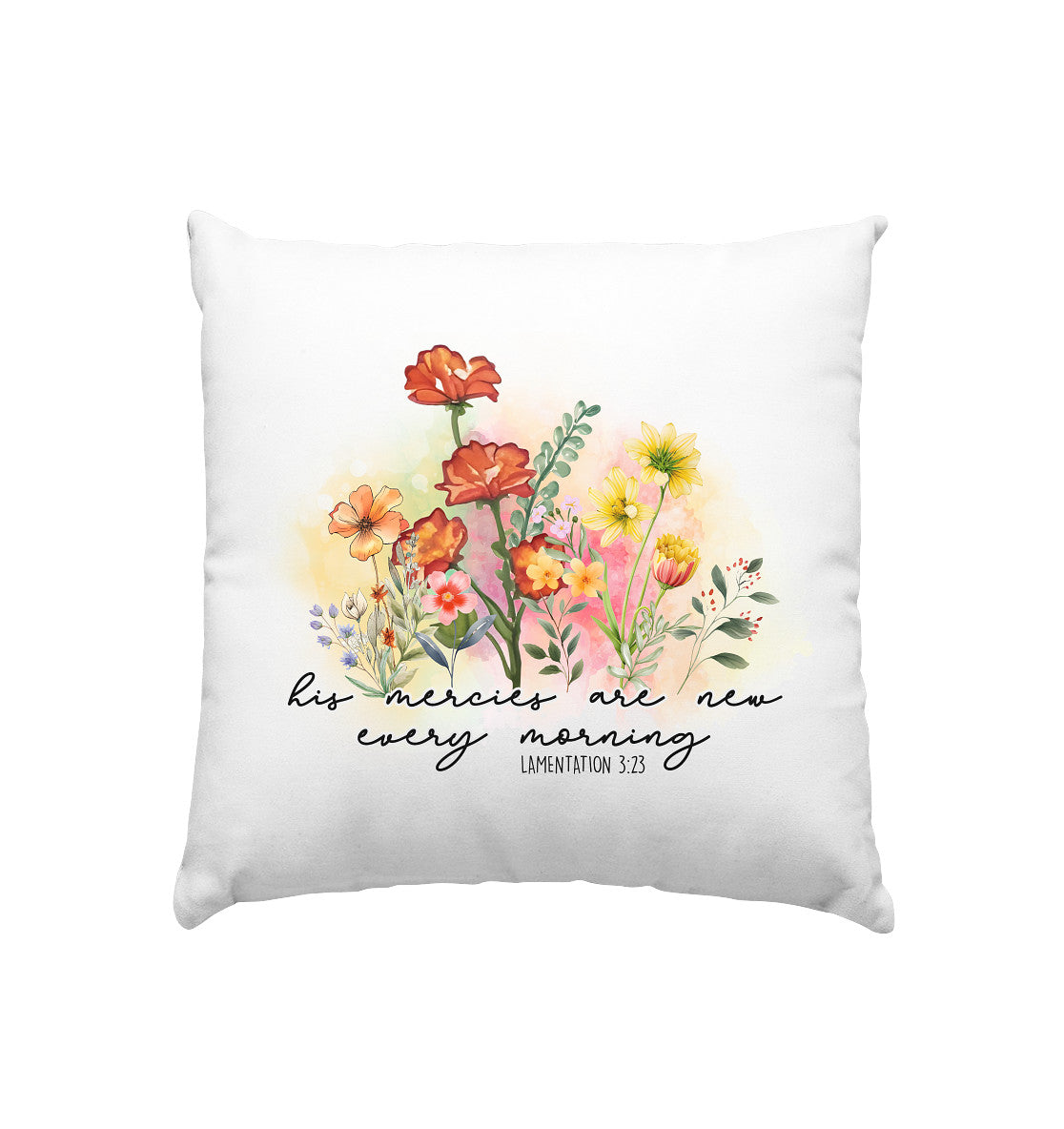 Kla 3,23 - his mercies are new - Kissen 40x40cm