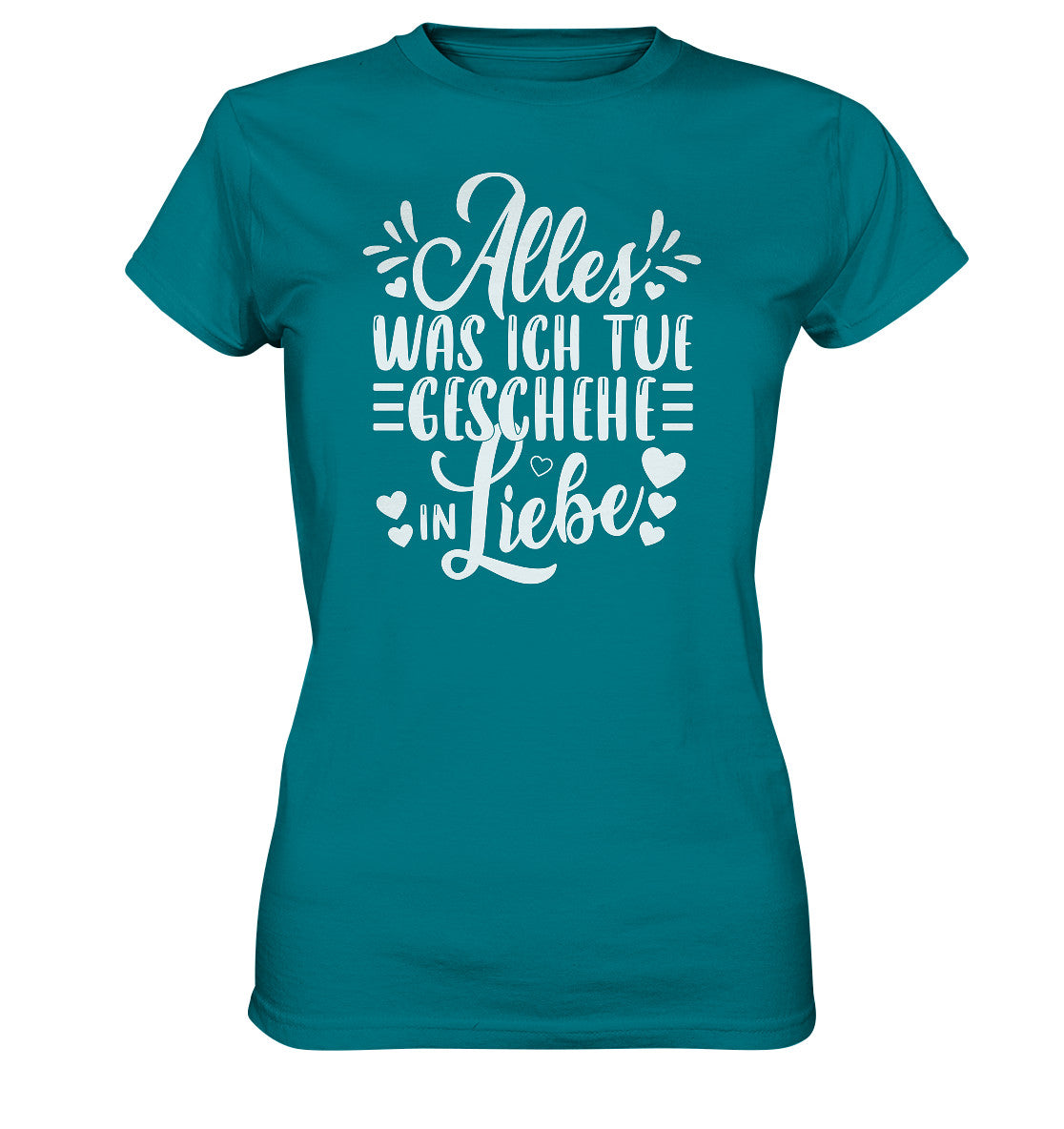 1.Kor 16,14 - Siebdruck - Ladies Shirt