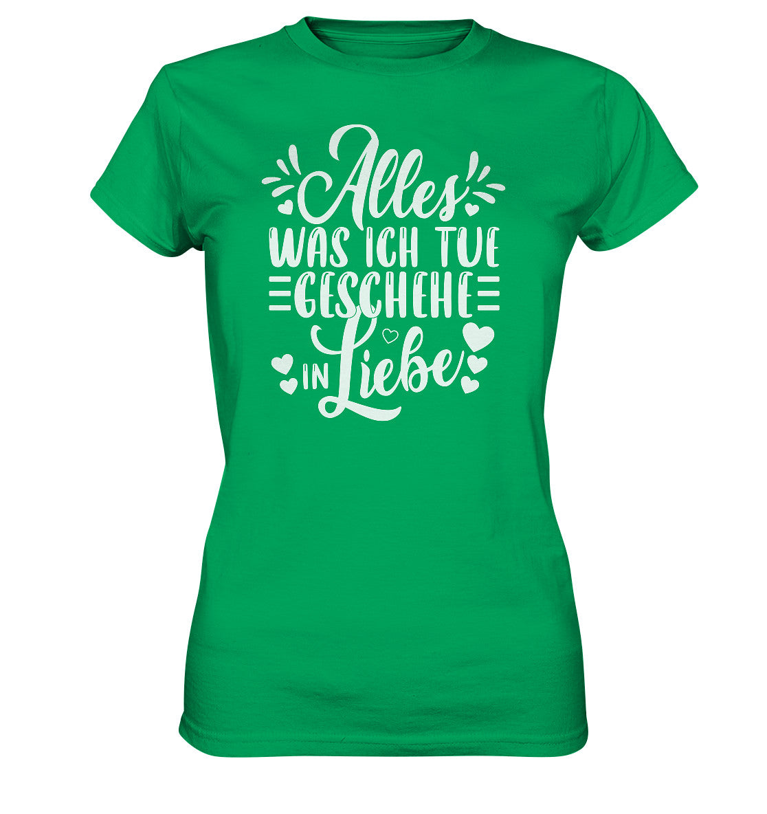 1.Kor 16,14 - Siebdruck - Ladies Shirt