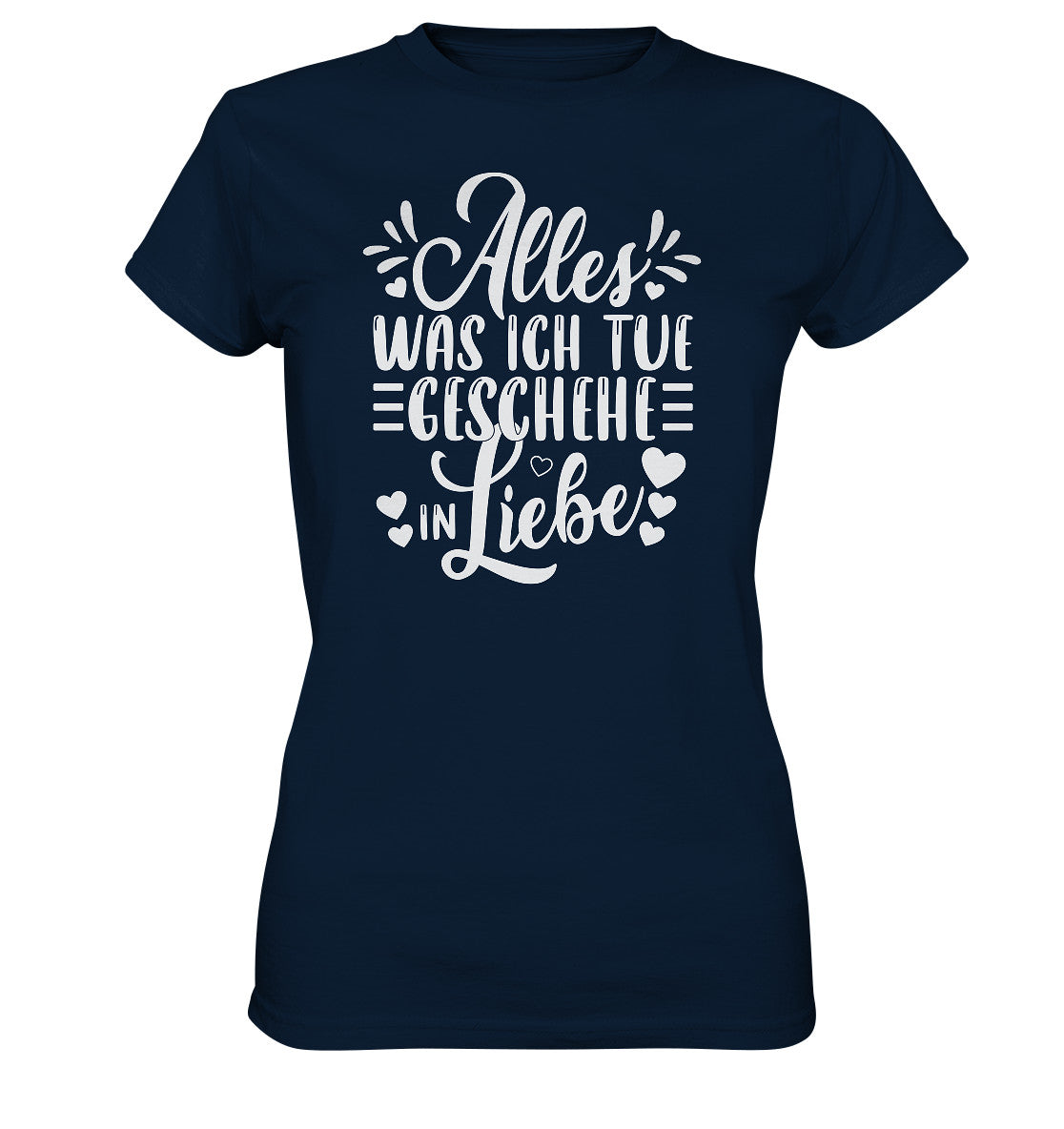 1.Kor 16,14 - Siebdruck - Ladies Shirt