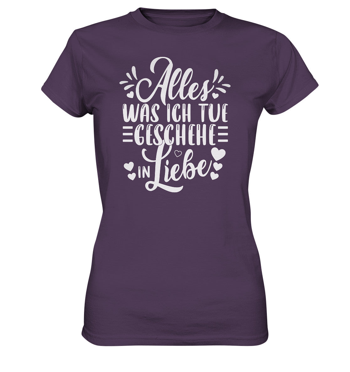 1.Kor 16,14 - Siebdruck - Ladies Shirt