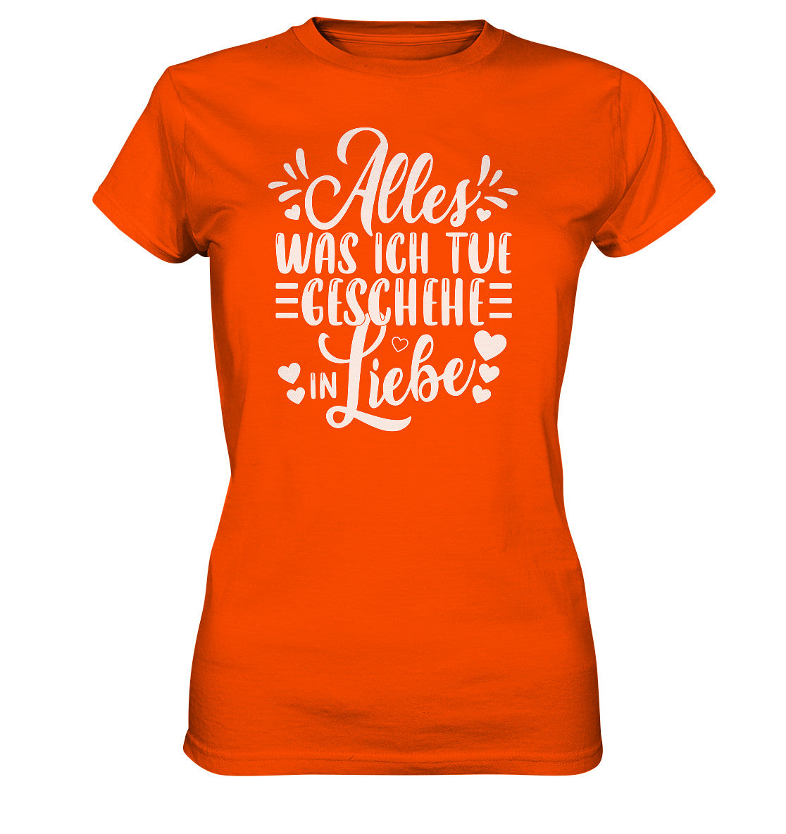 1.Kor 16,14 - Siebdruck - Ladies Shirt